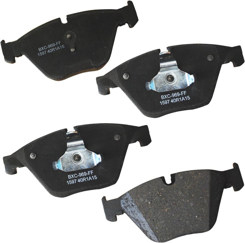 Bendix Premium SBC1597 Ceramic Front Brake Pads for Select Models BMW 528i, 535d, 535d xDrive, 535i, 535i GT, GT 640i, 640i Gran Coupe, xDrive 650i ActiveHybrid 5 - Image 1